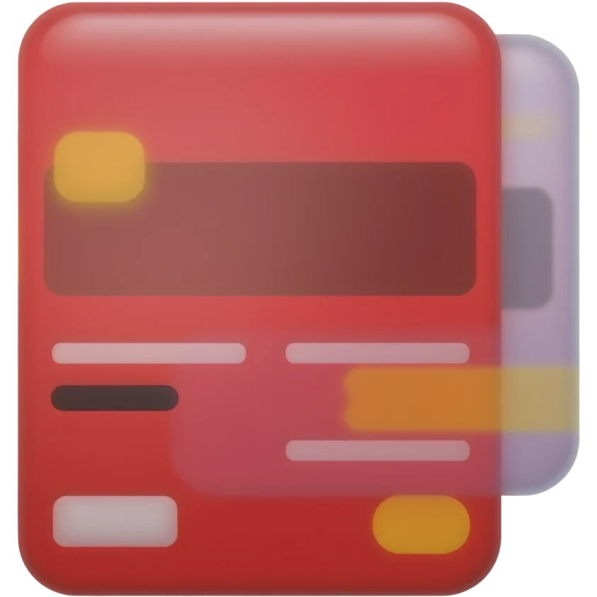 TARJETA ROJA SOLA, SIN NADA ENCIMA NI ABAJO SOLO LA TARJETA emoji