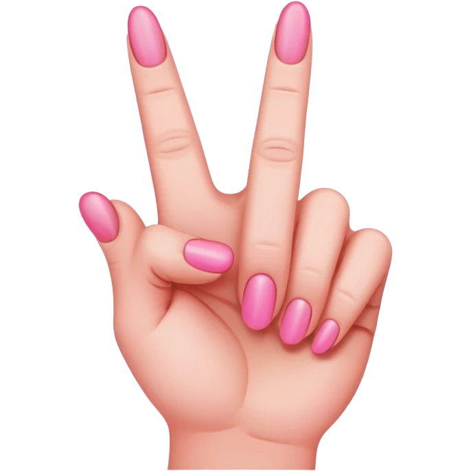 pink middle finger emoji