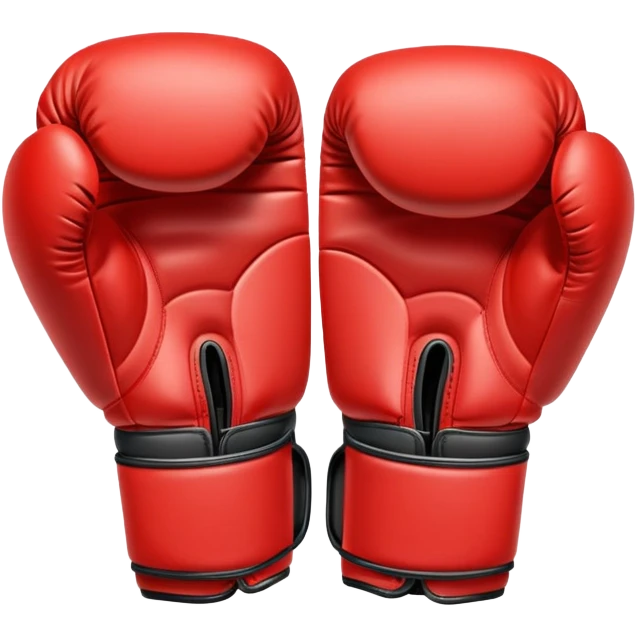 A pair of boxing gloves padded and rounded emoji