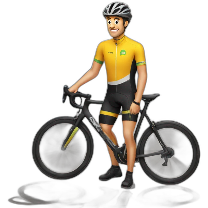 cyclist in albacete emoji
