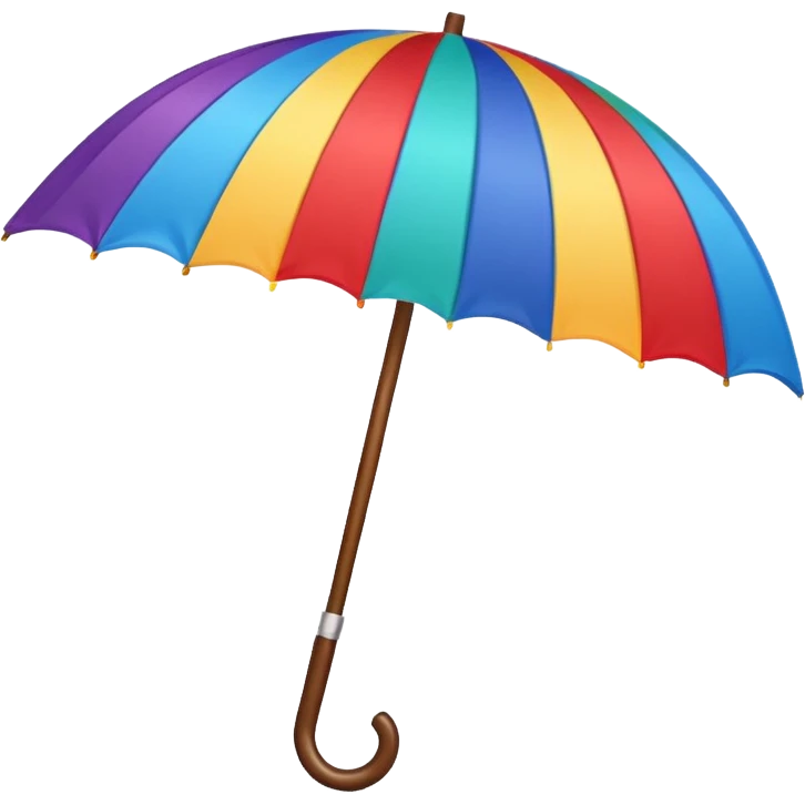 Rainbow umbrella emoji