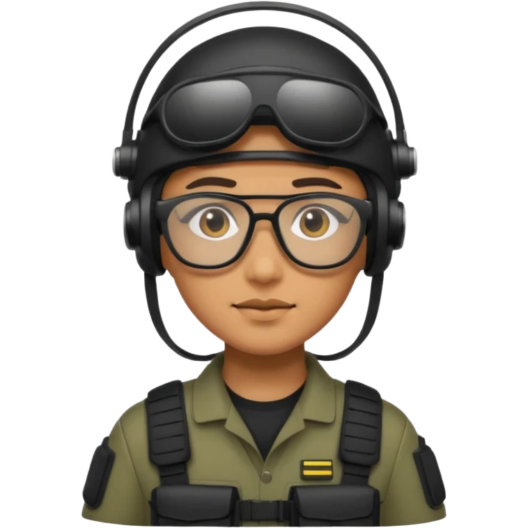 swat with tech glasses emoji