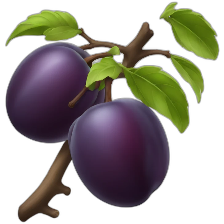 plum-eating-idiot emoji