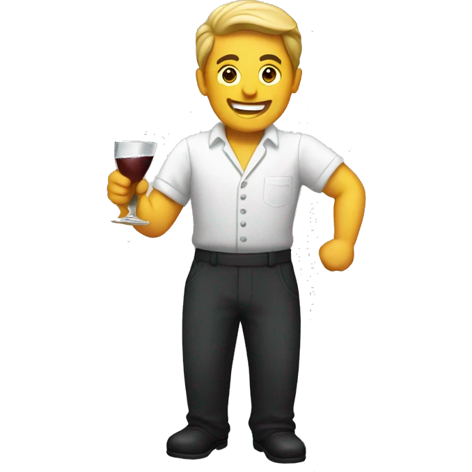 barman shaking emoji