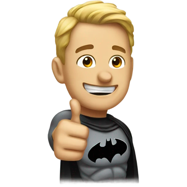 BATMAN THUMB UP emoji