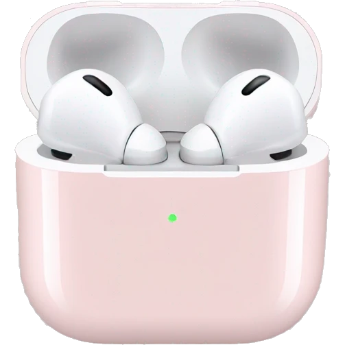 light pink AirPods Pro 2  emoji