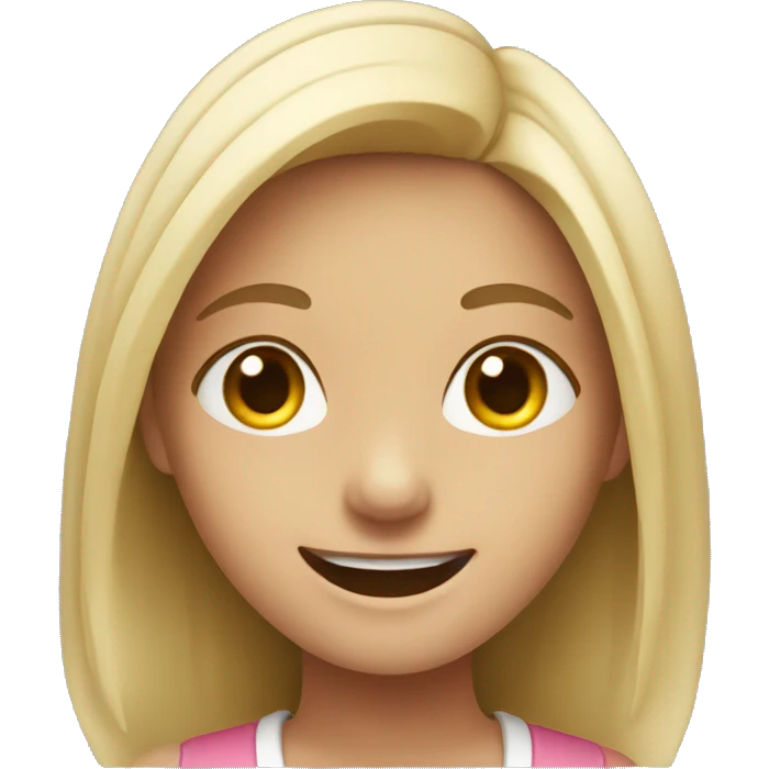 Girl smiling emoji