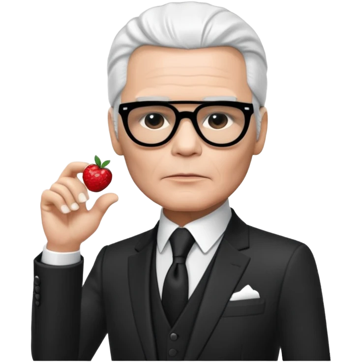 Karl largerfeld bidding at auction emoji
