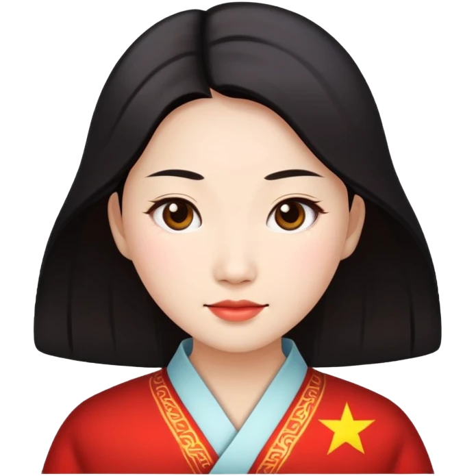 Chinese student woman emoji
