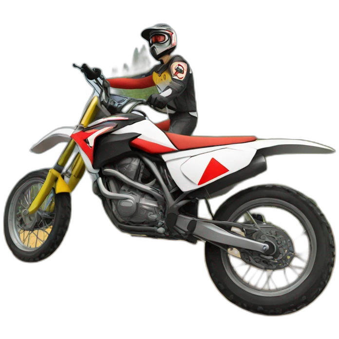 hitler on motocross emoji