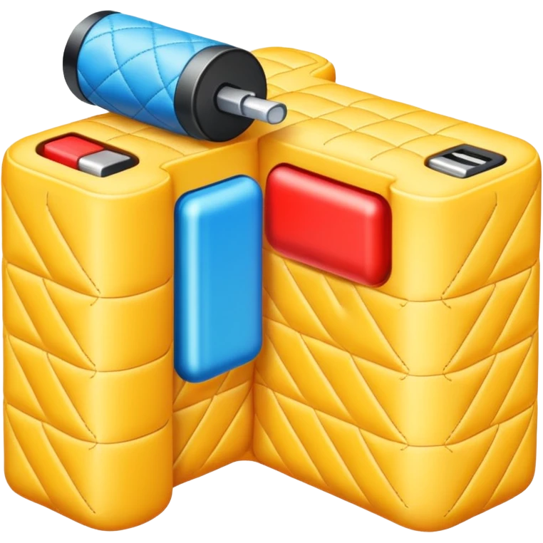 quilted battery emoji emoji