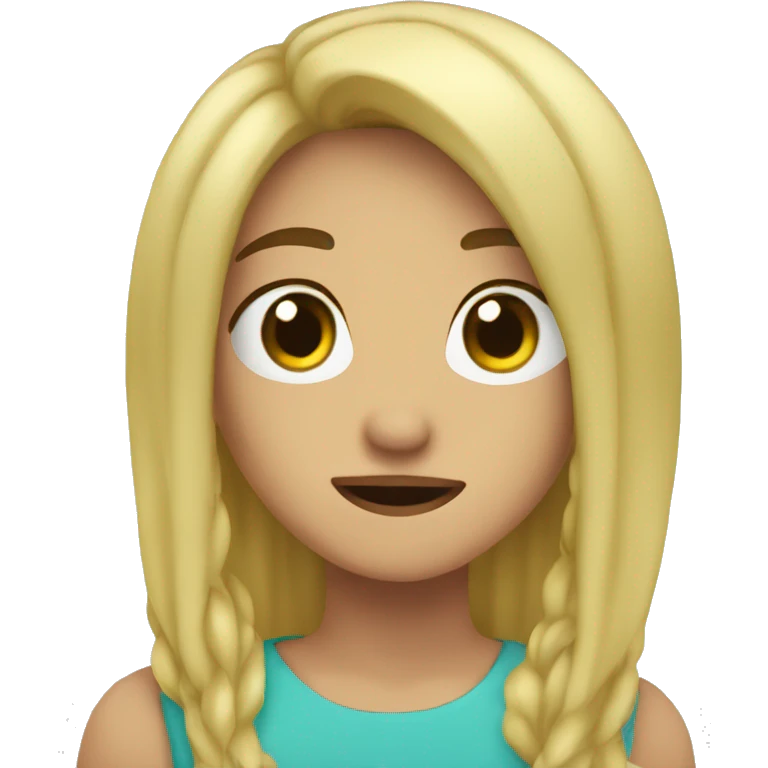 aqua square (this is my character)  emoji
