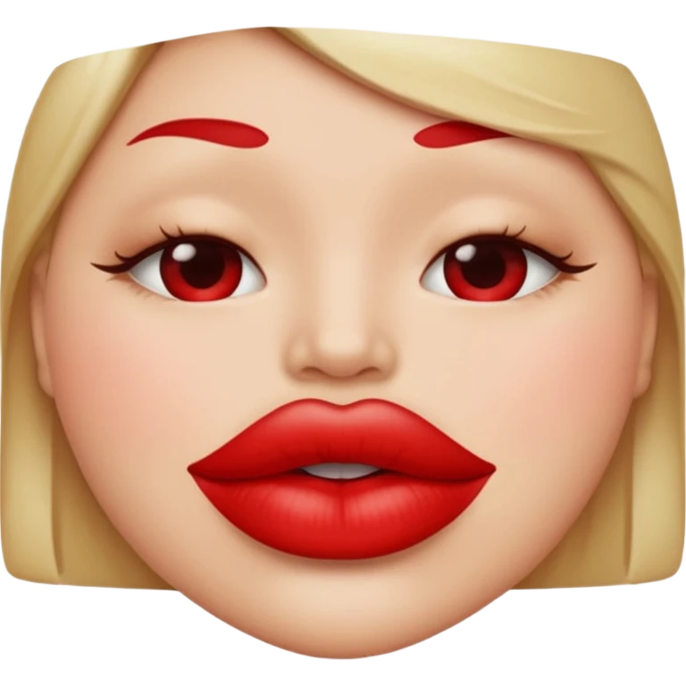 Lip kiss emoji