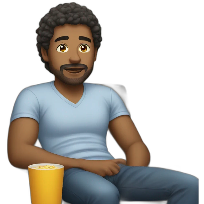 Man who chill emoji