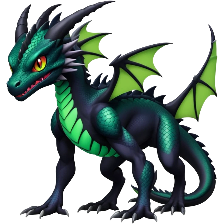 Salandit-Noibat-Noivern-Nargacuga-Dragon-Hybrid (Full body) emoji