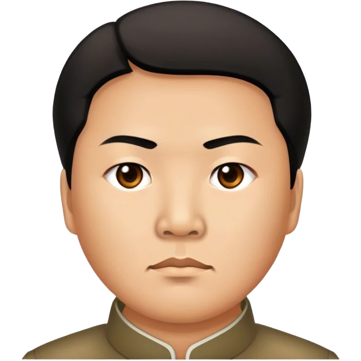 mao jie tung photorealistic serious emoji