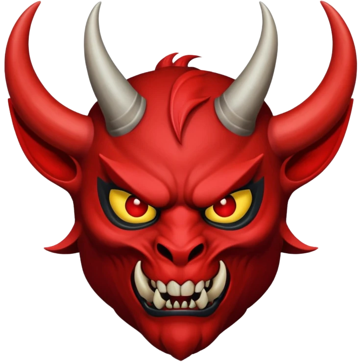 Démon masqué emoji