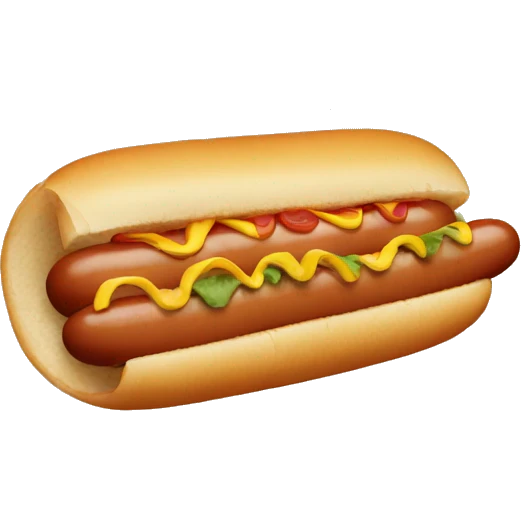 hot dog emoji