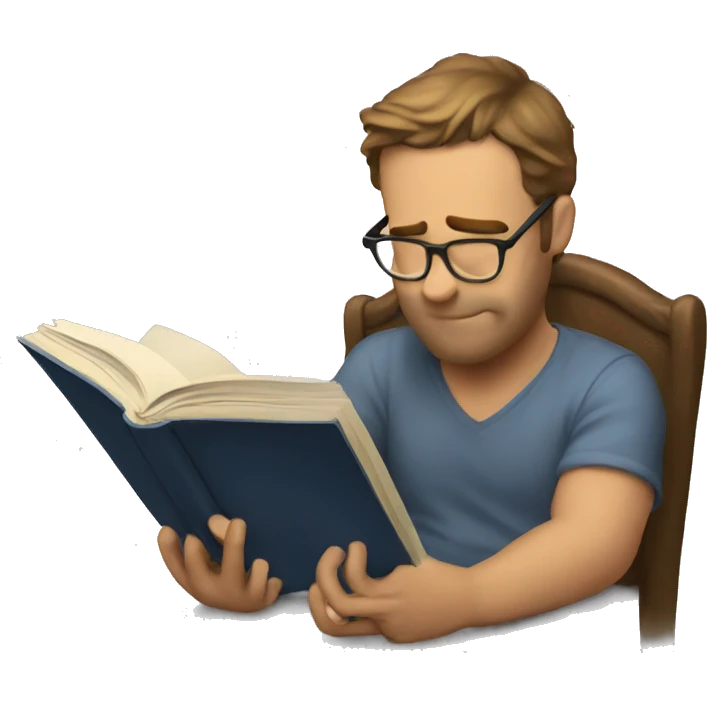 evening read emoji