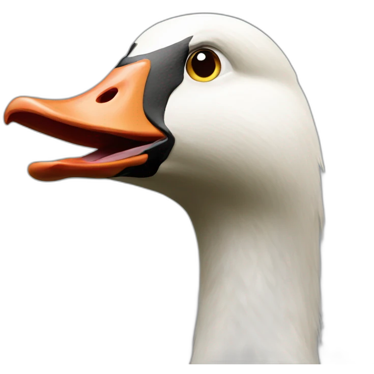 agressive goose emoji