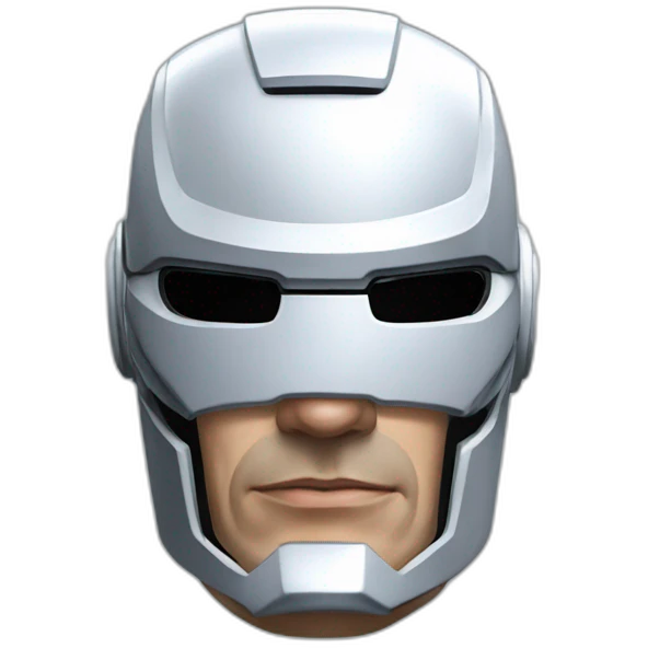 Original robocop head emoji