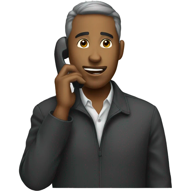 on the phone emoji