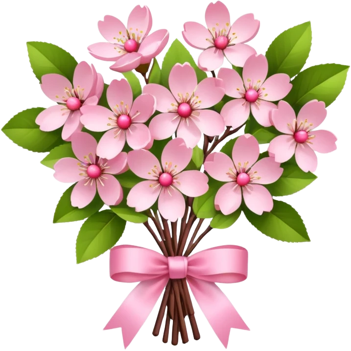 Flower Bouquets, Sakuras
 emoji