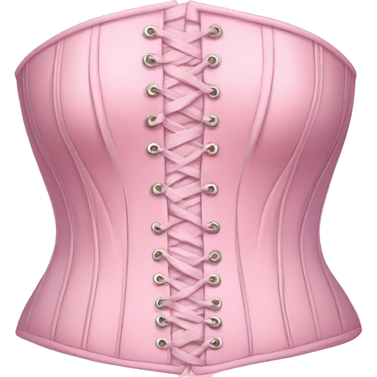 Pastel pink corset  emoji