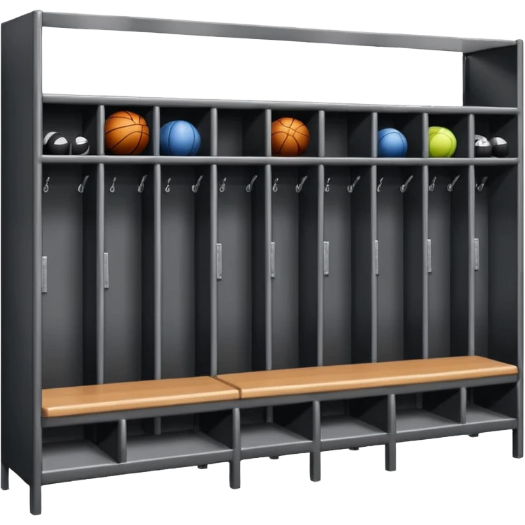 School gym class locker room emoji