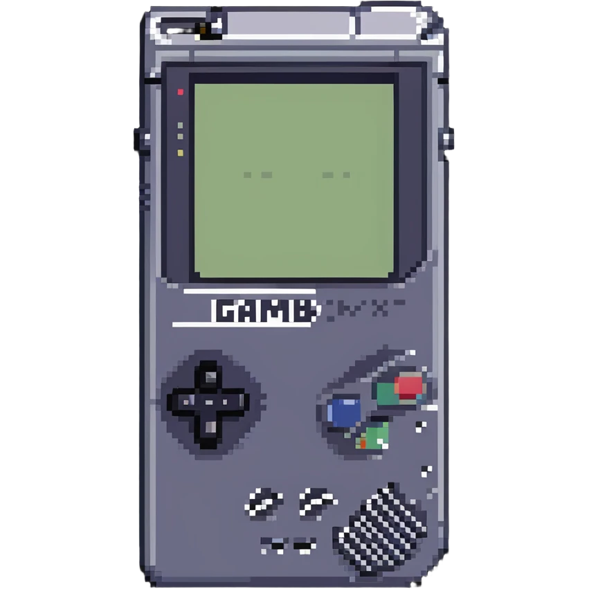 1930s style cartoon gameboy console character

 emoji