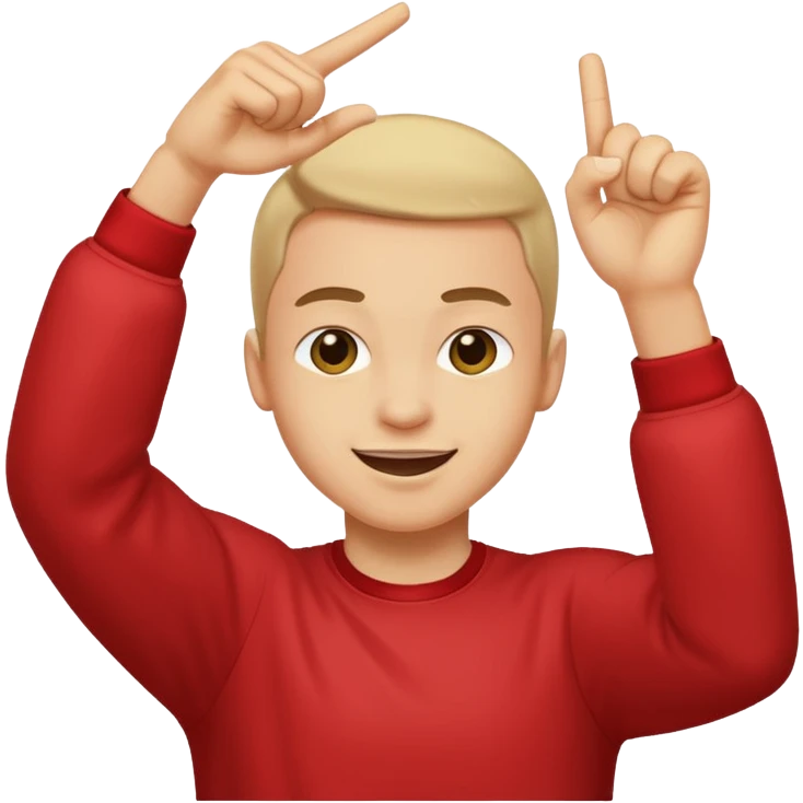 Please can you make a smirking face with dabbing arma emoji