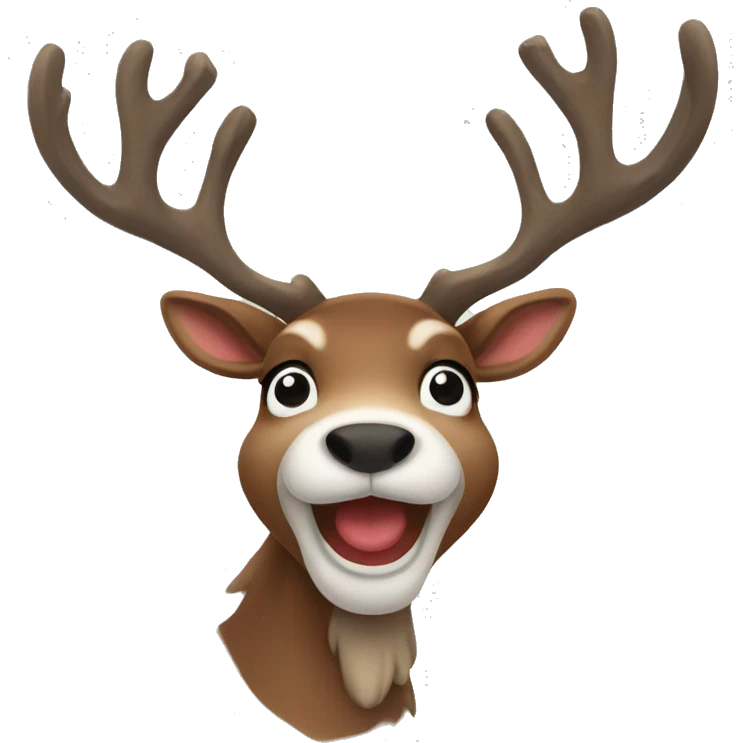 reindeer  emoji