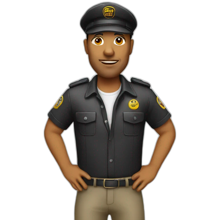 Taxi driver emoji
