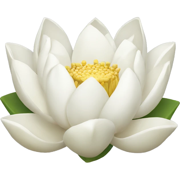 White lotus emoji