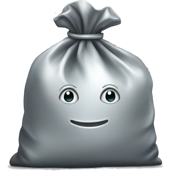 bag of silver emoji