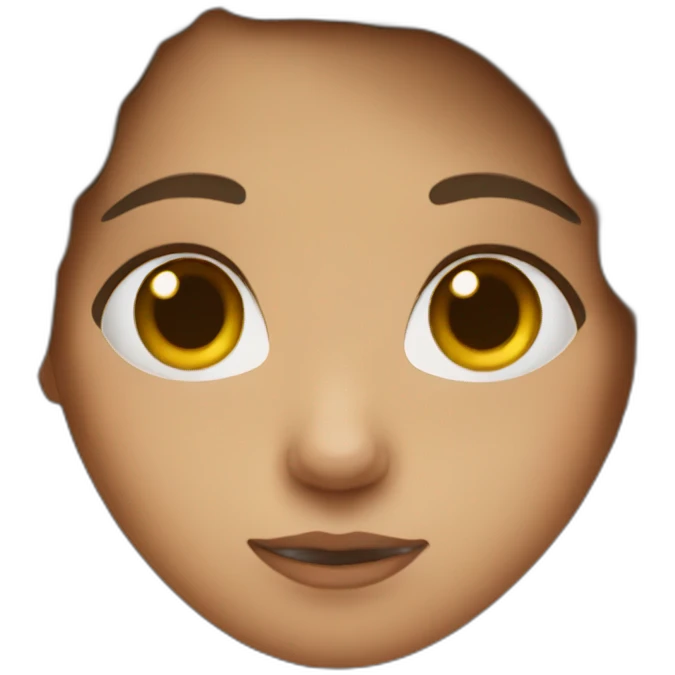 a girl with brown hair emoji
