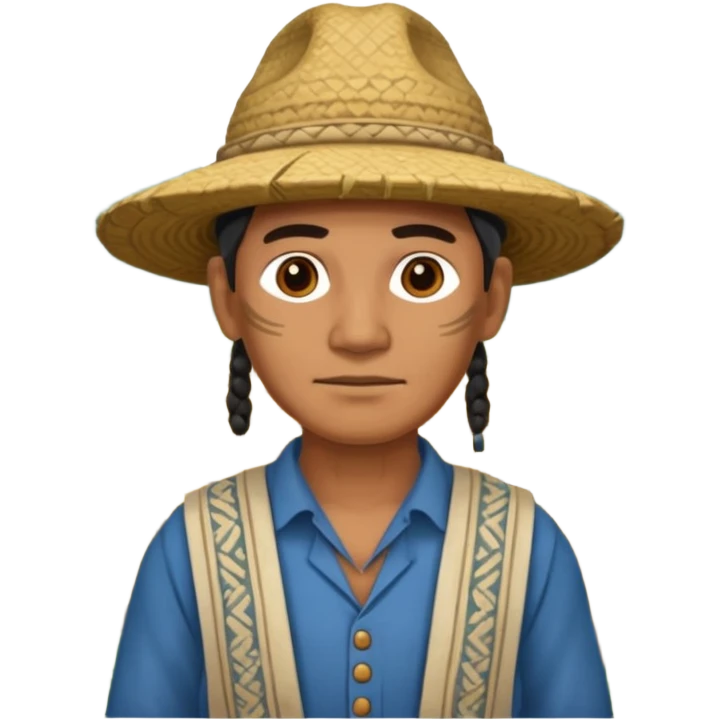 mayan farmer working emoji