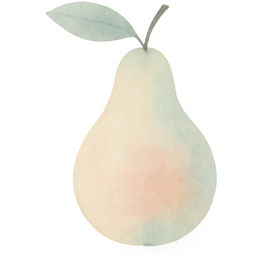 soft painterly fruit emoji