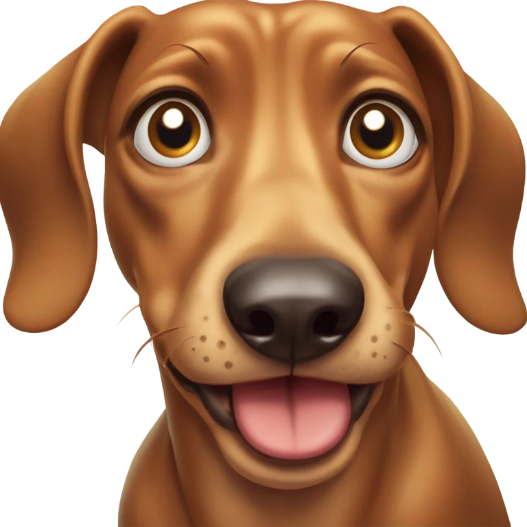 crying weiner dog emoji