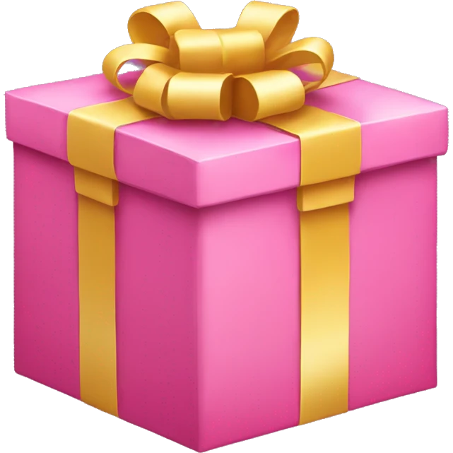 pink gift box emoji