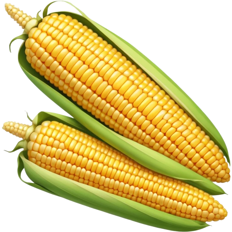 corn on the cob, minimal, simple, clear emoji