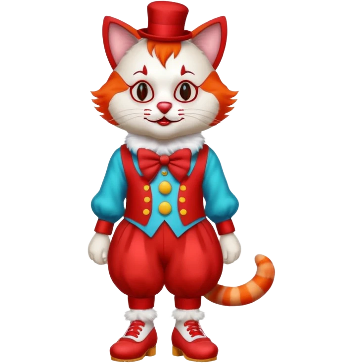 cat clown emoji