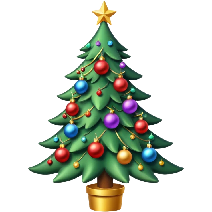 christmas tree animated emoji