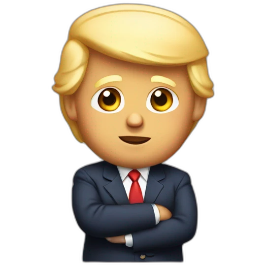Donald trump cute emoji