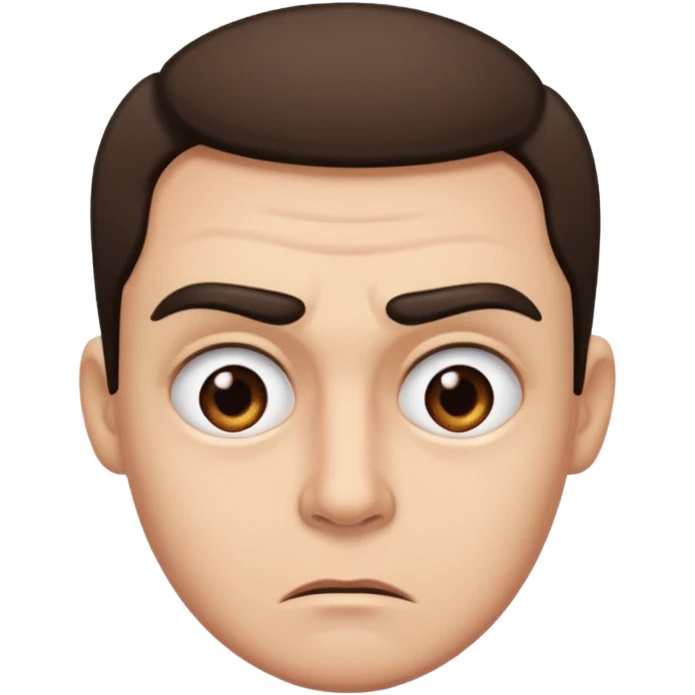 one eyebrow up with disgusted face  emoji