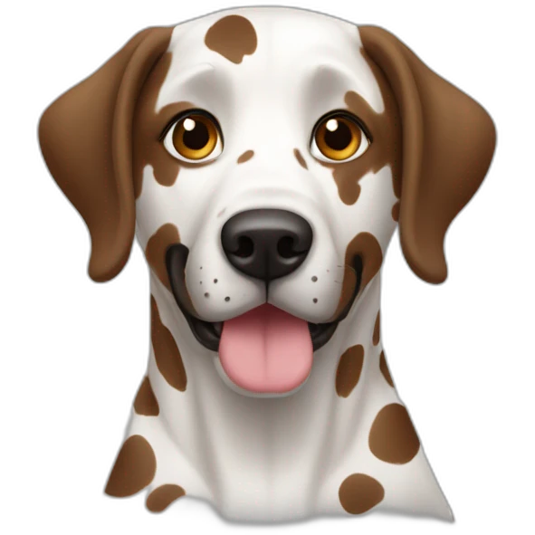Brown Dalmatiner emoji