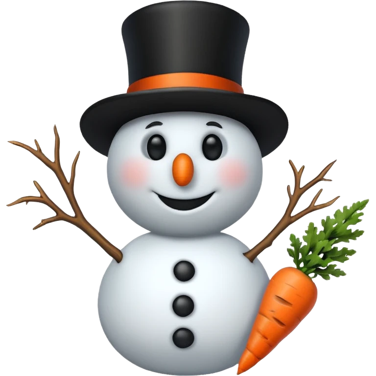 Snowman Character emoji