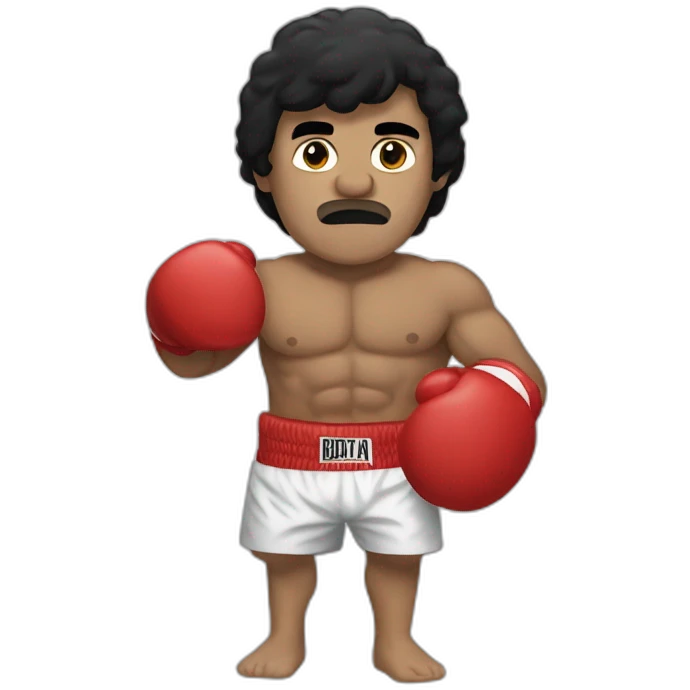 Rocky Balboa boxing emoji