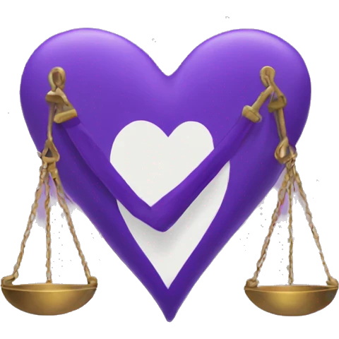 libra heart emoji