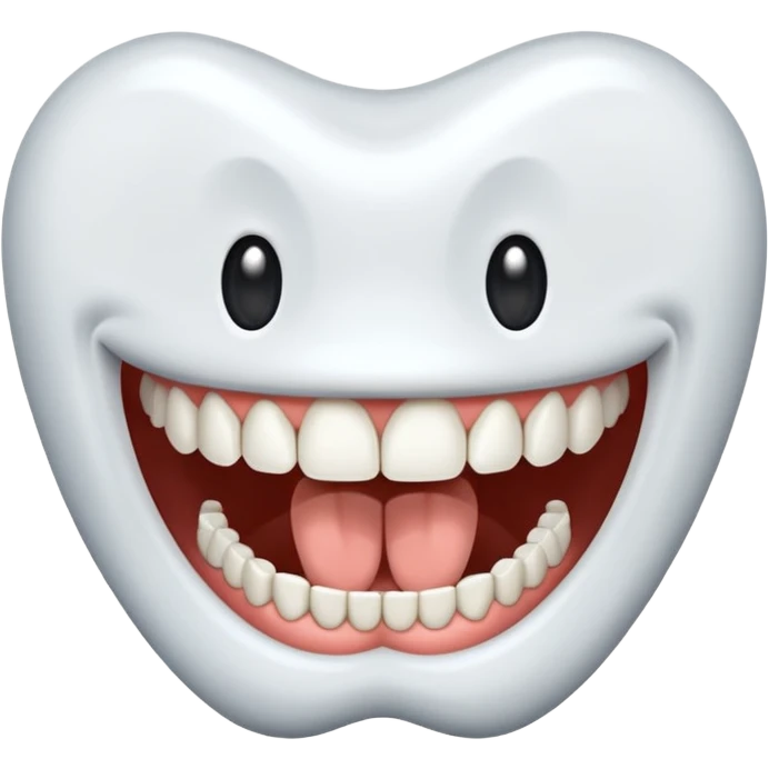 Make the canine teeth longer emoji